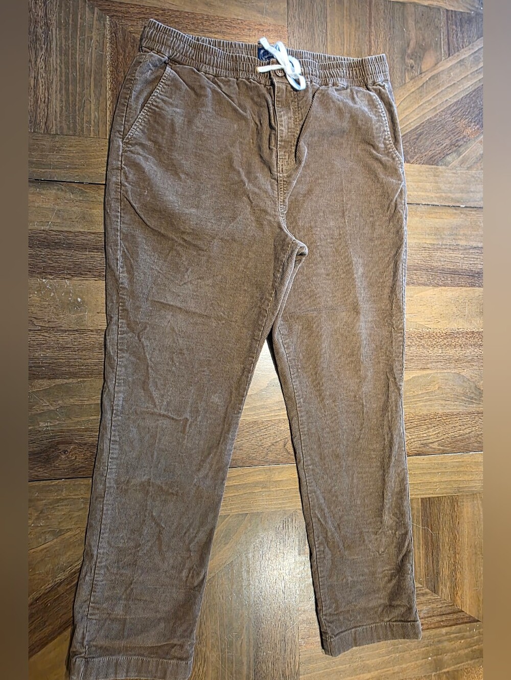 J Crew Tan Corduroy Dock Straight Pants Sz Large / 33x28 Sportsman Outfitters
